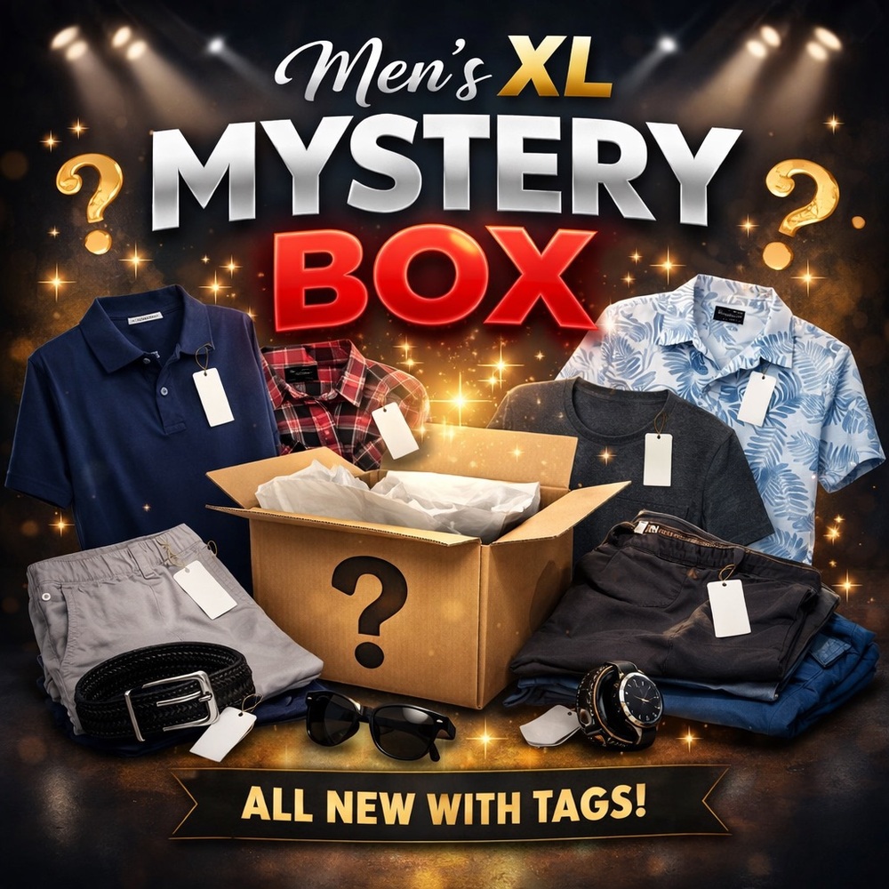 Men’s XL Mystery Box - All New with Tags (NWT)